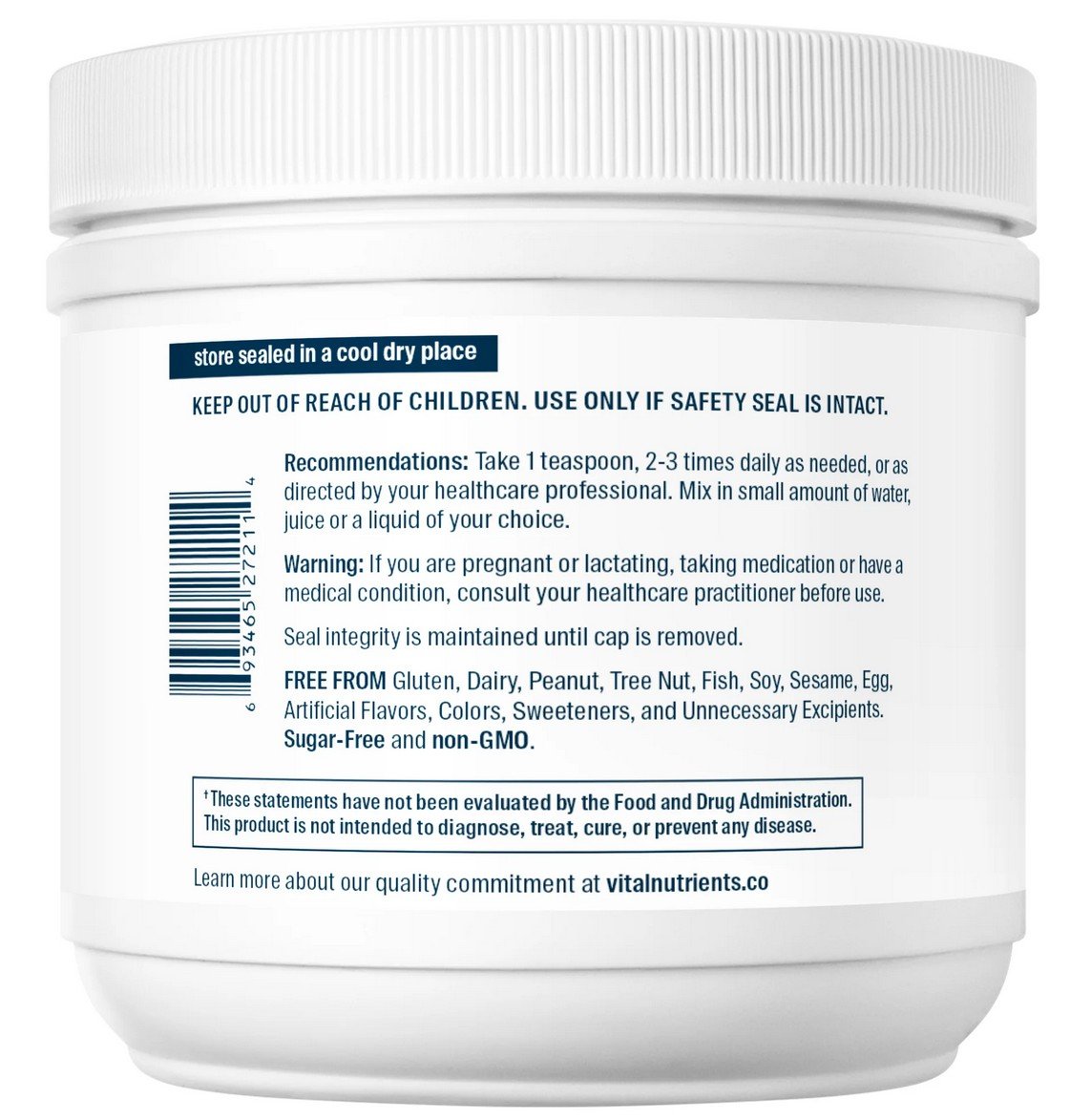 Vital Nutrients Heartburn TX 7.6 oz Powder