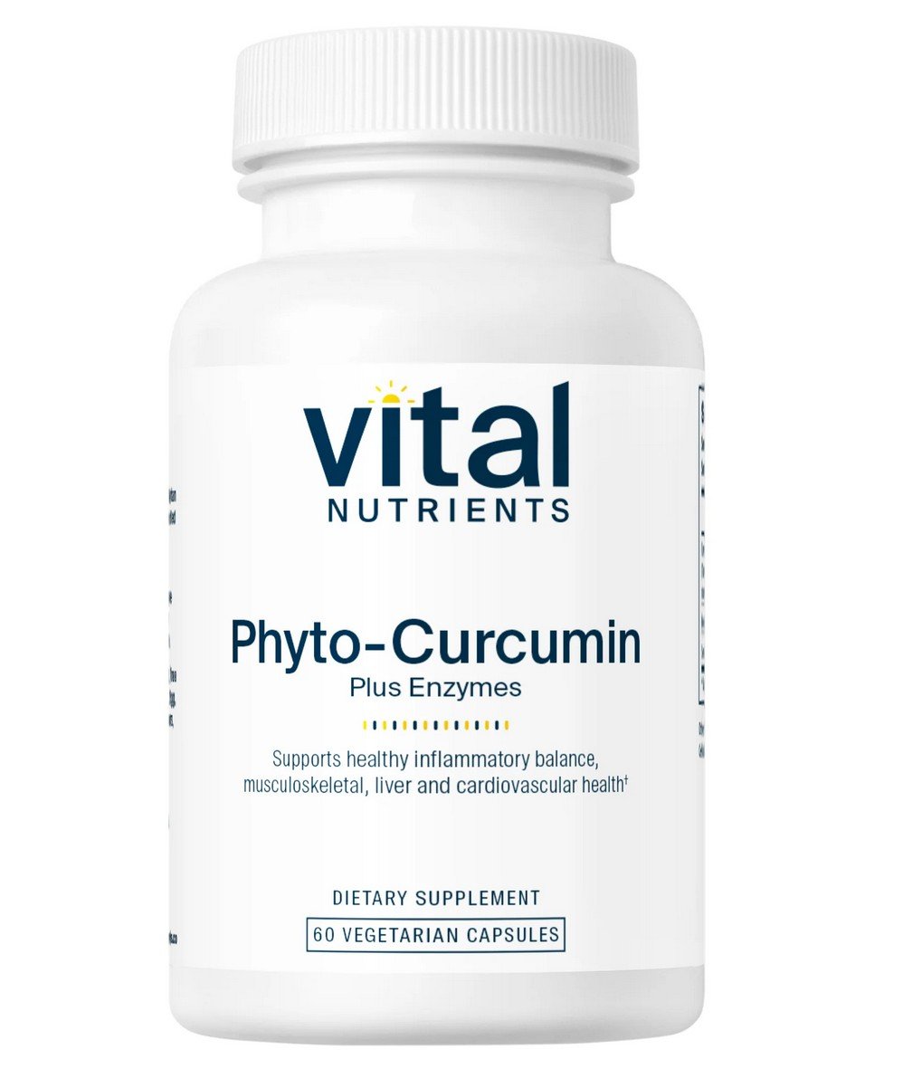 Vital Nutrients Phyto-Curcumin Plus Enzymes 60 VegCap