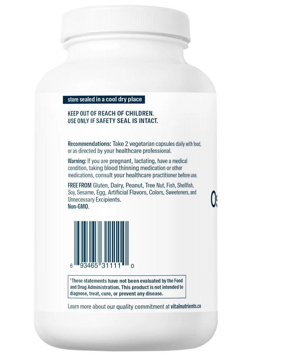 Vital Nutrients Osteo-Nutrients II (With Vitamin K2-7) 240 Capsule