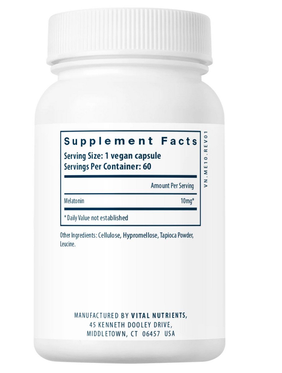 Vital Nutrients Melatonin 10mg 60 VegCap