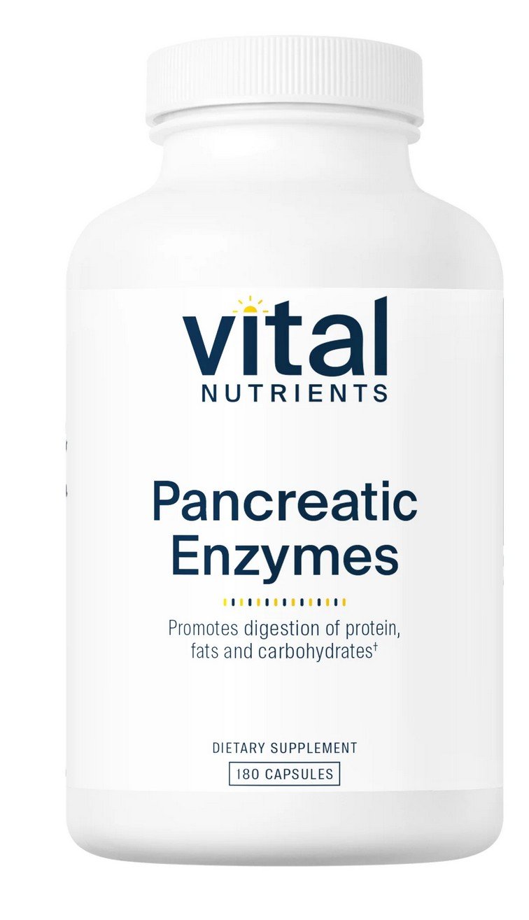 Vital Nutrients Pancreatic Enzymes 1000mg 180 VegCap