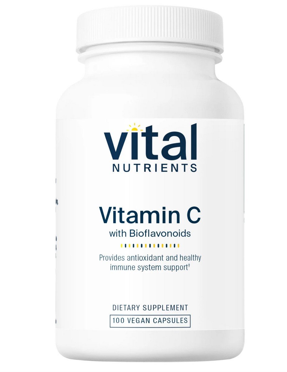 Vital Nutrients Vitamin C with Bioflavonoids 100 VegCap