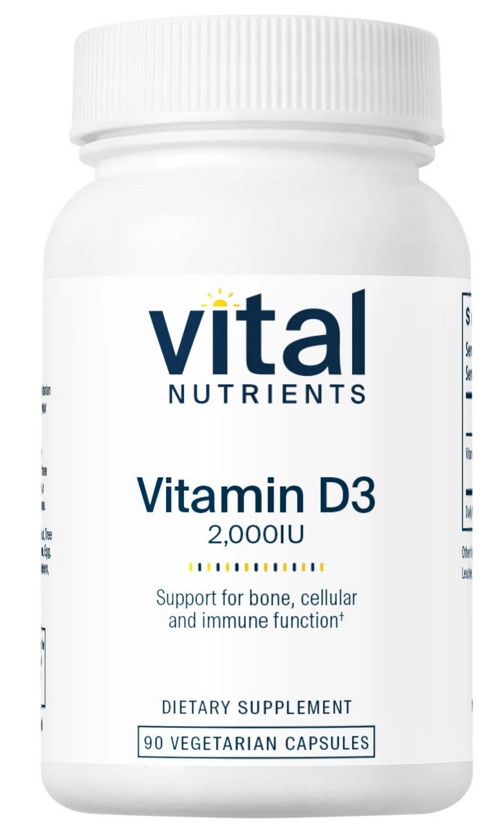 Vital Nutrients Vitamin D3 2000 IU 90 Capsule