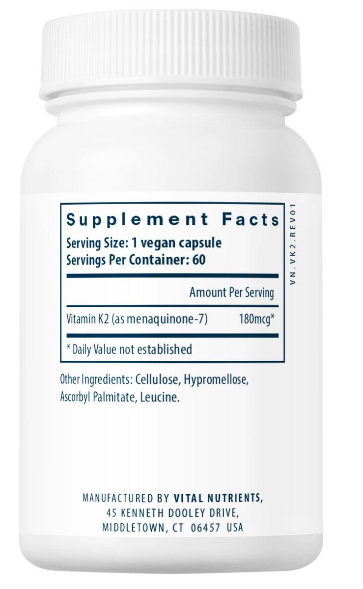 Vital Nutrients Vitamin K2-7 60 VegCap