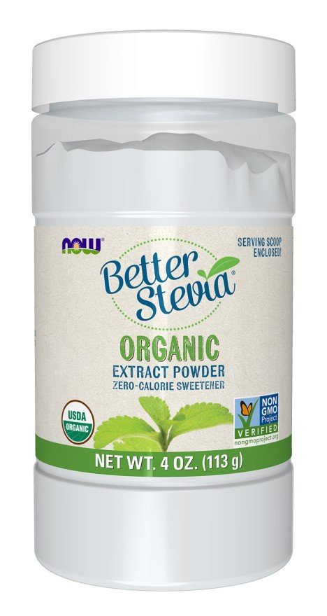 Now Foods BetterStevia Powder Organic 4 oz Powder