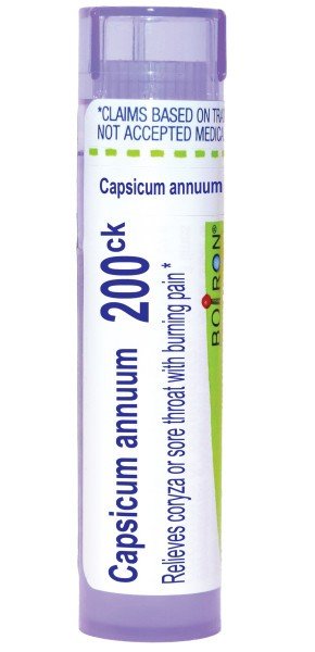 Boiron Capsicum Annuum 200CK Homeopathic Single Medicine For Allergy 80 Pellet