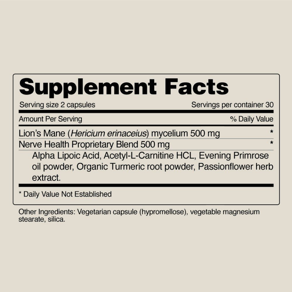 Snap Supplements Nerve Health 60 Capsule