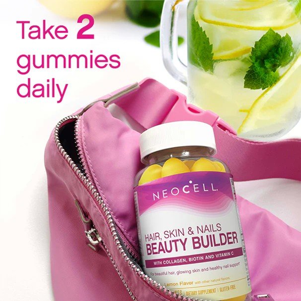 Neocell Hair Skin &amp; Nails Beauty Builder Gummies 60 Gummy