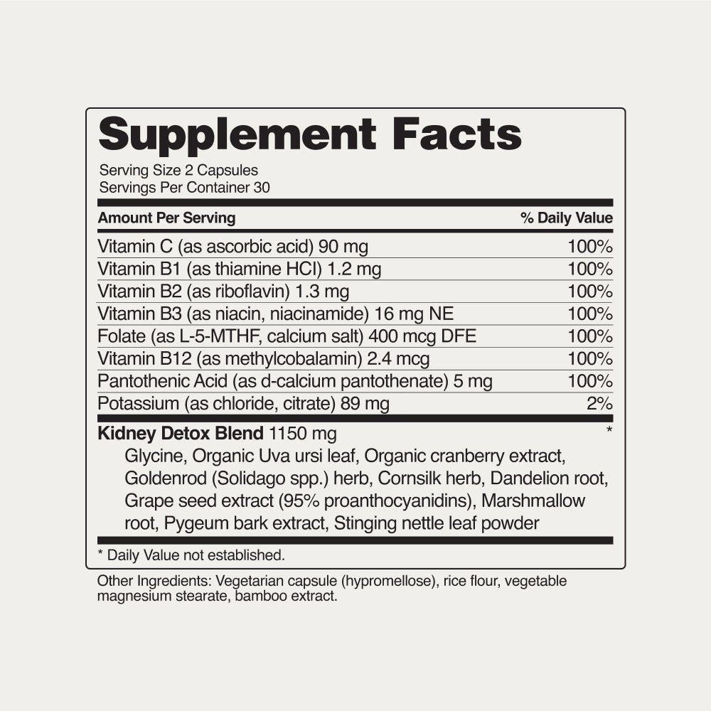 Snap Supplements Kidney Health 60 Capsule