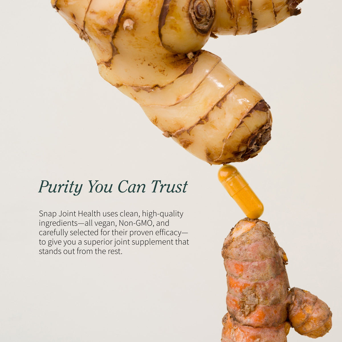 Snap Supplements Joint Health - Inflammatory Support Blend - Plant Based Glucosamine 90 Capsule