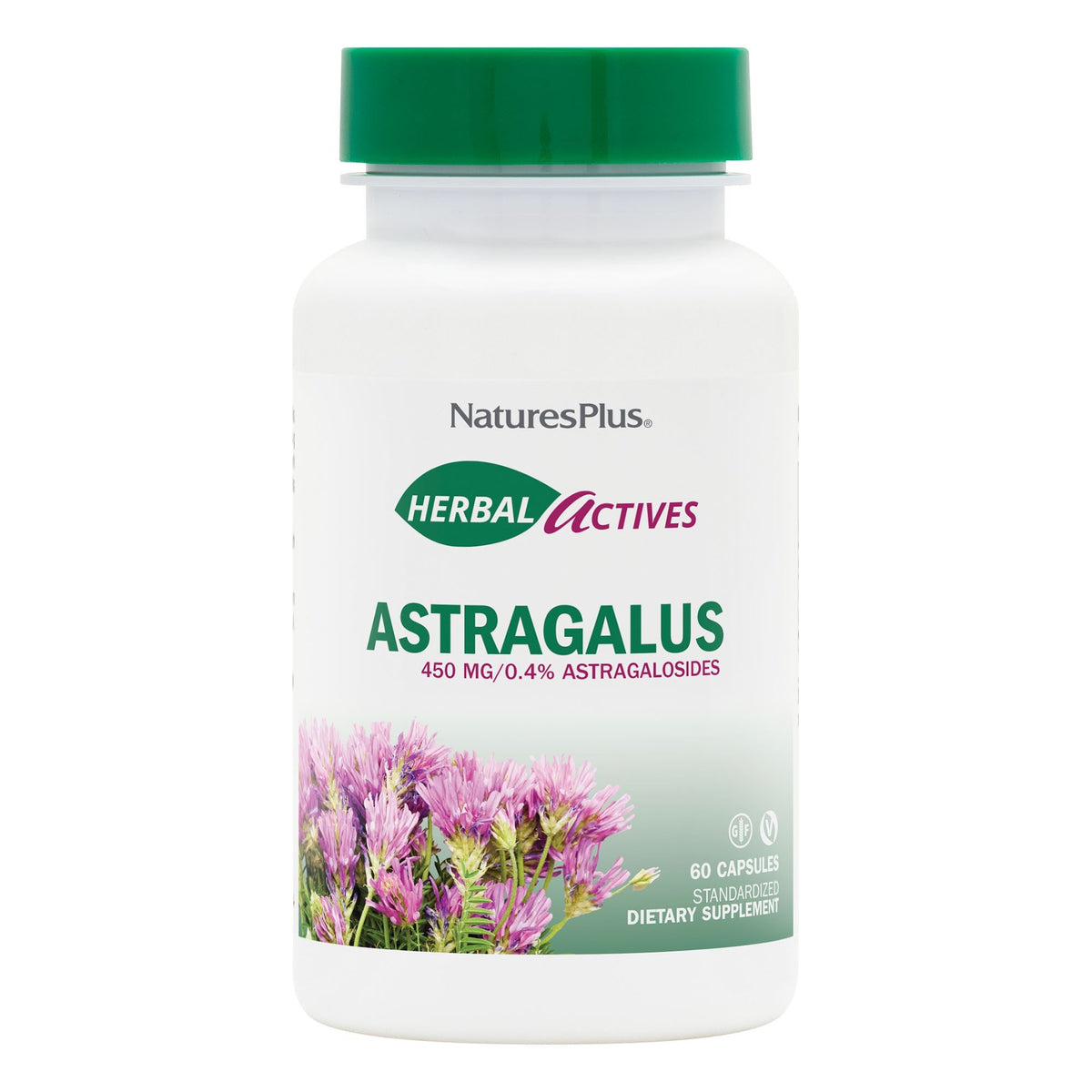 Nature's Plus Astragalus Extract 450mg 60 Capsule