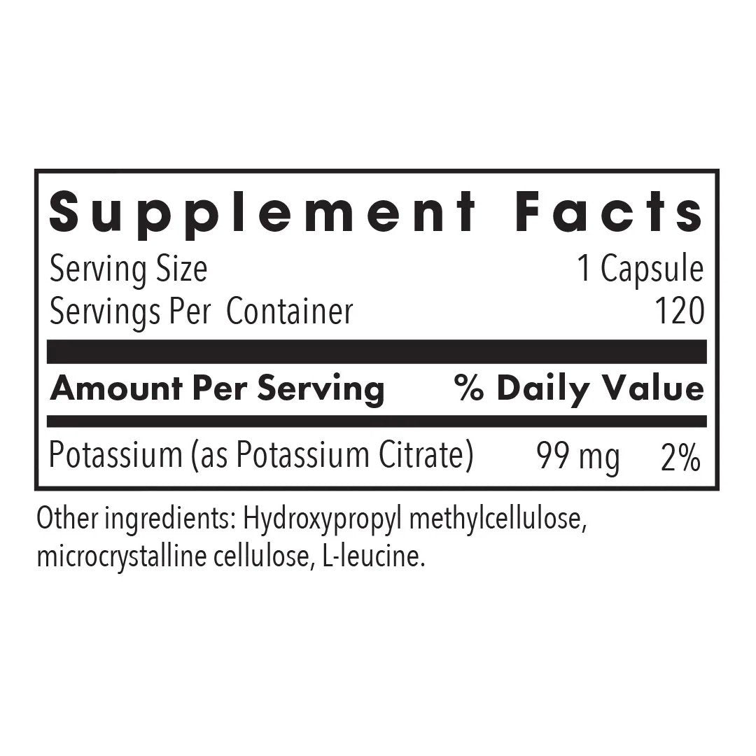 Allergy Research Group Potassium Citrate 120 VegCap