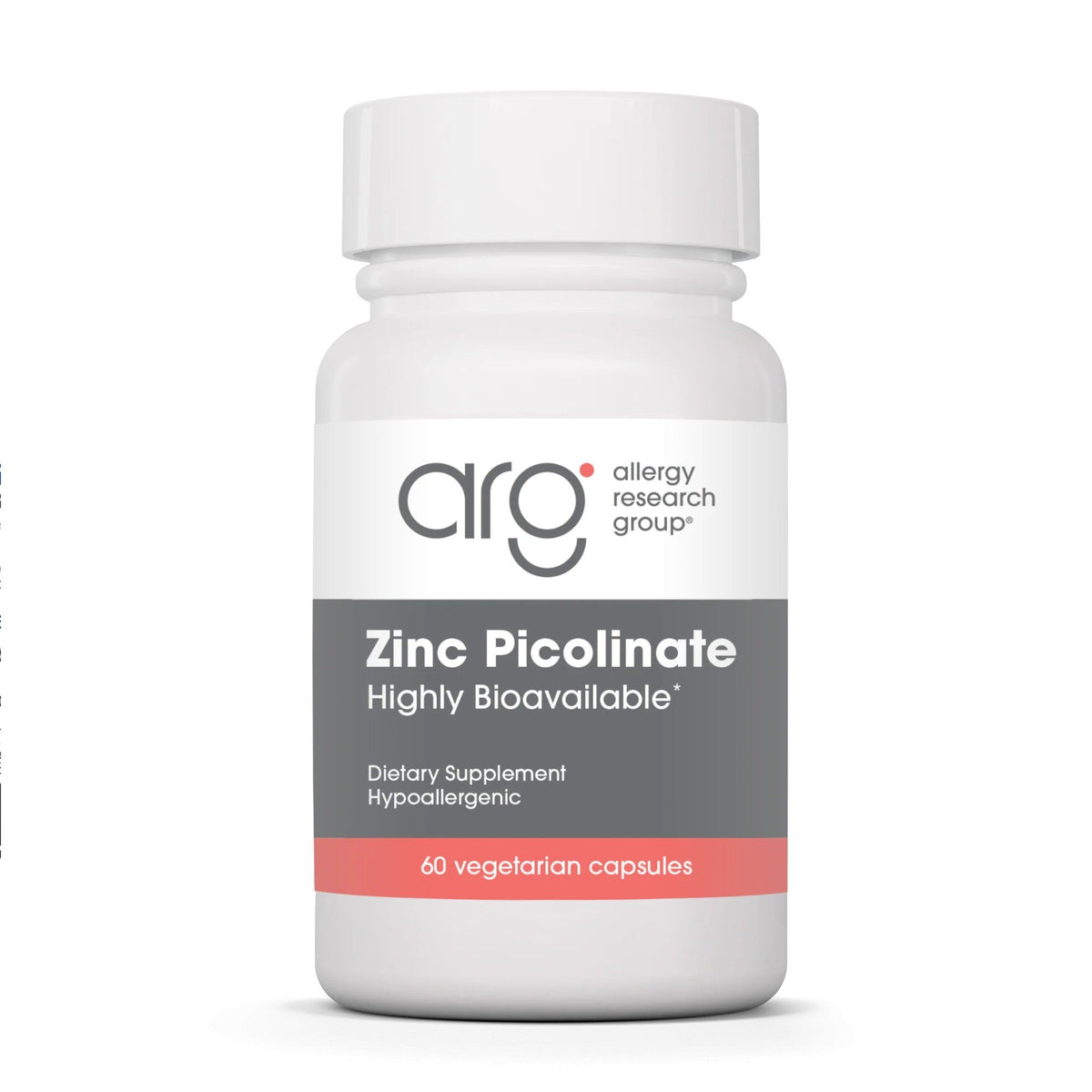 Allergy Research Group Zinc Picolinate 60 VegCap
