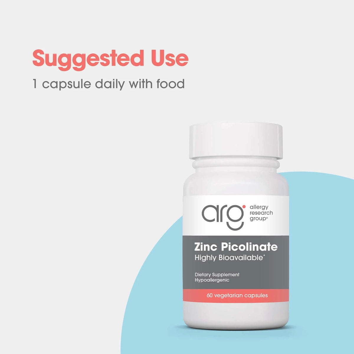 Allergy Research Group Zinc Picolinate 60 VegCap