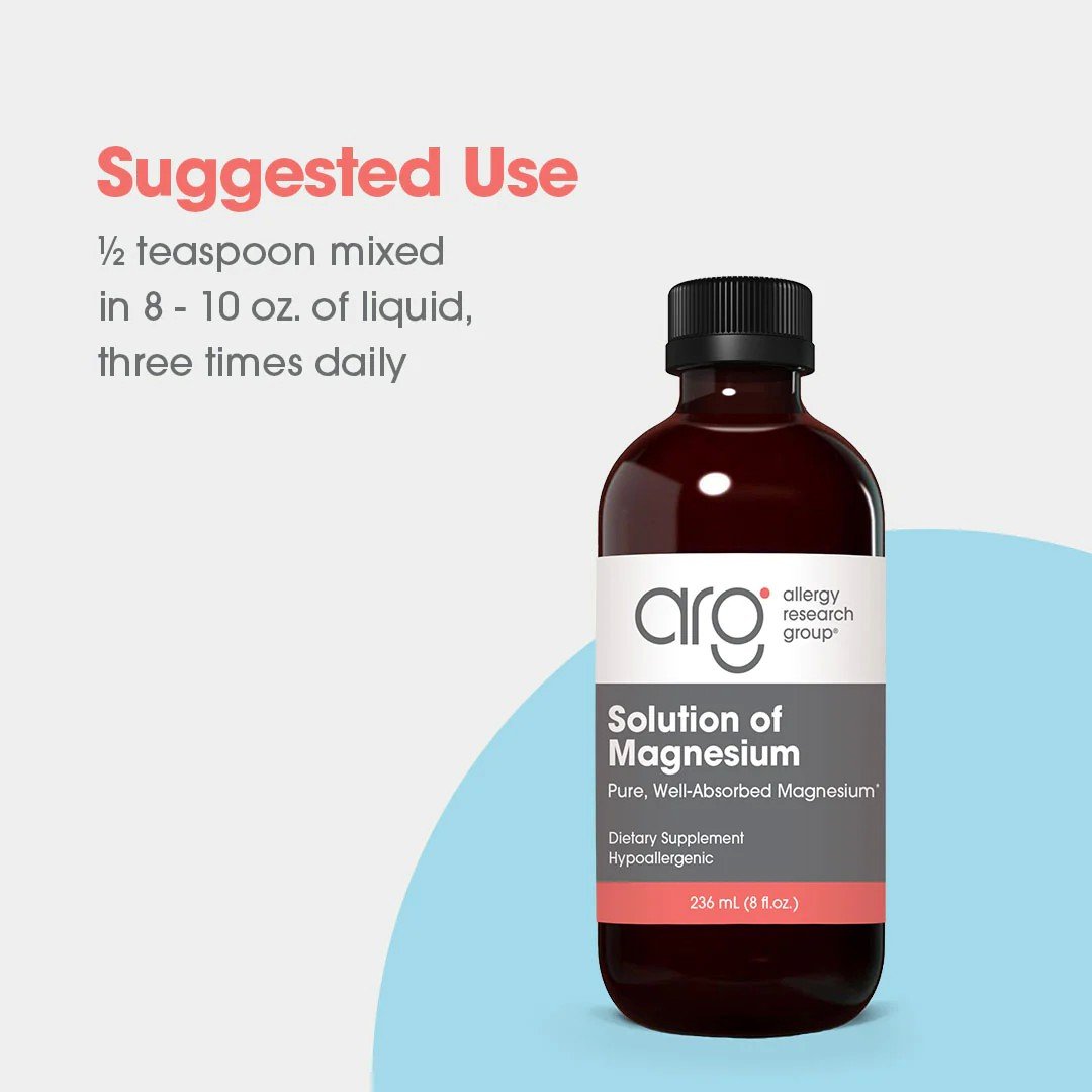 Allergy Research Group Solution of Magnesium 8 oz Liquid