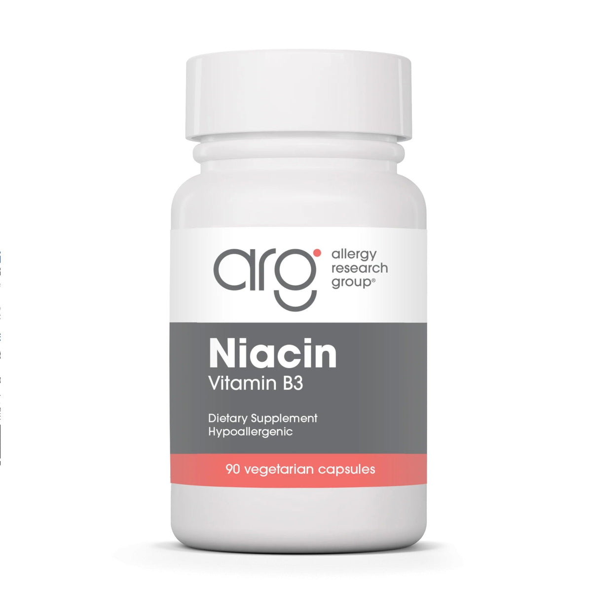Allergy Research Group Niacin Vitamin B3 90 VegCap