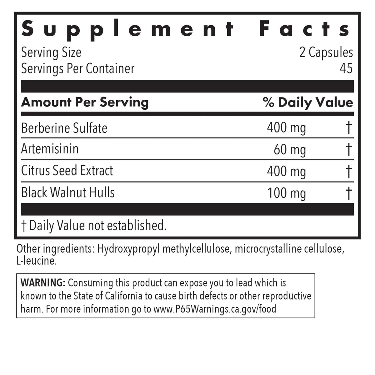 Allergy Research Group Tricycline 90 Capsule