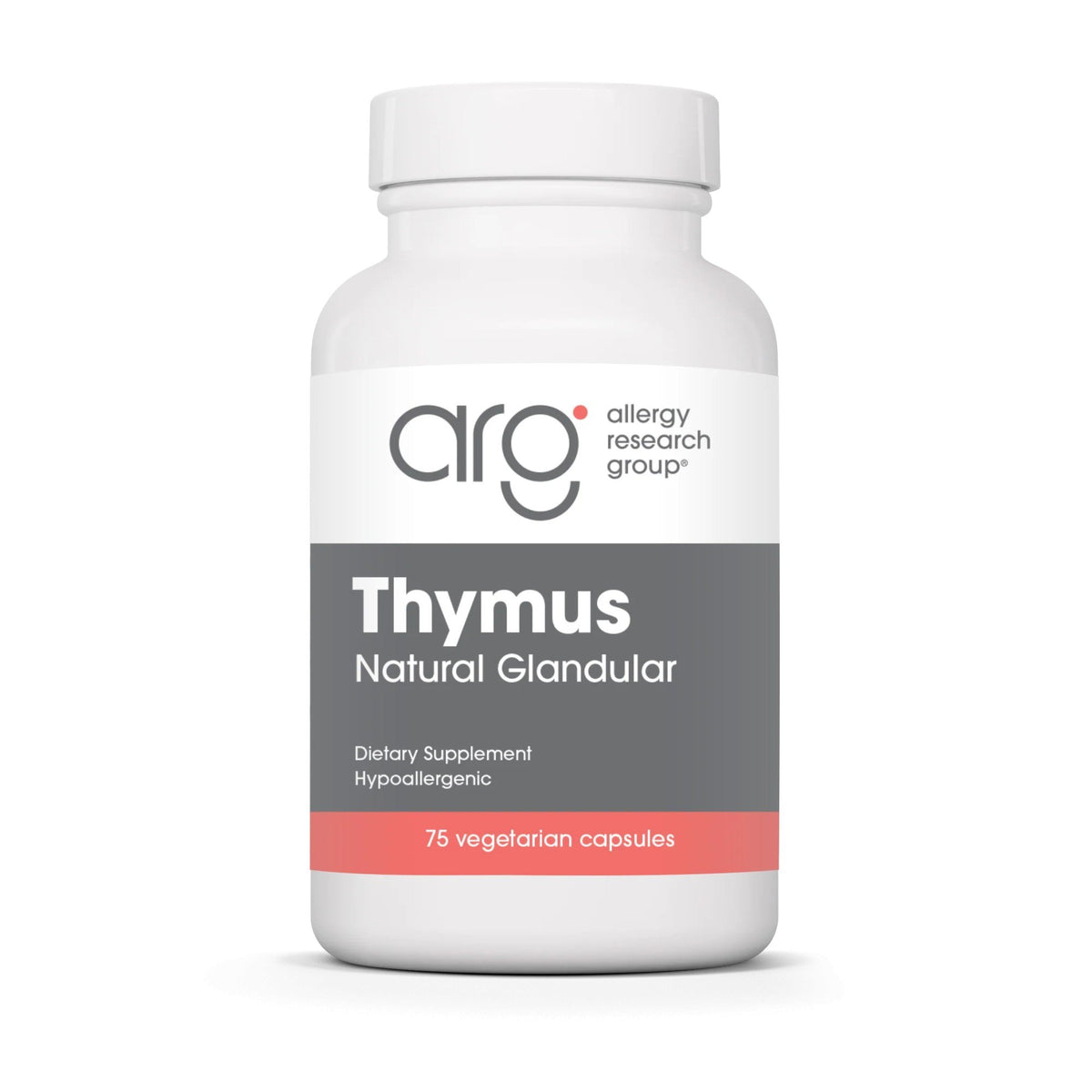 Allergy Research Group Thymus Natural Glandular 75 VegCap