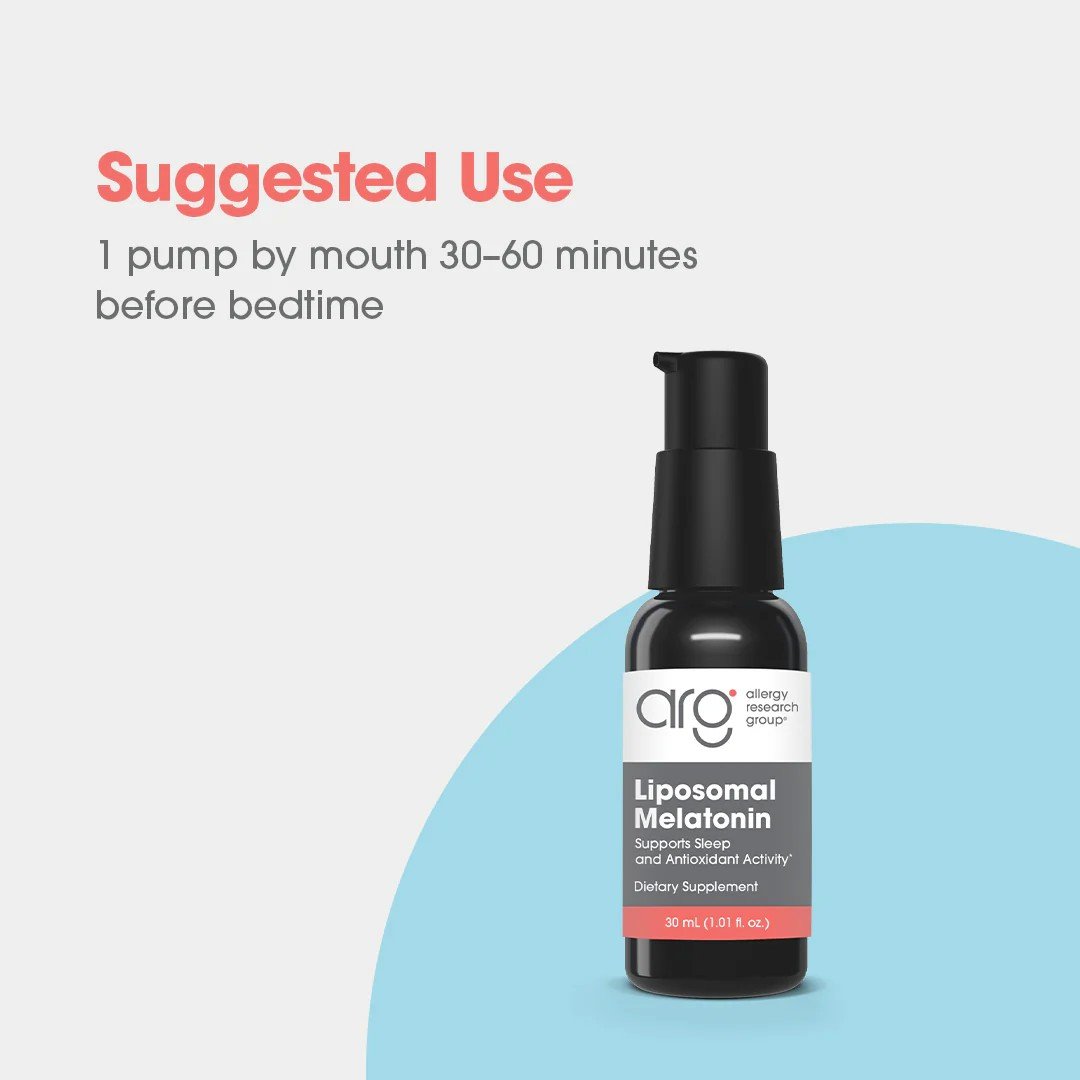 Allergy Research Group Liposomal Melatonin 30 ml Liquid