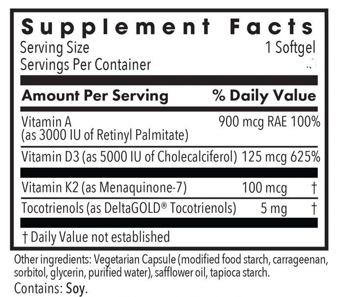 Allergy Research Group Vitamin D3 Complete 5000 120 Softgel
