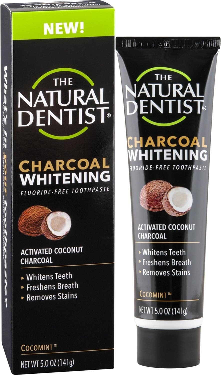 Natural Dentist Charcoal Whitening Toothpaste 5 oz Paste