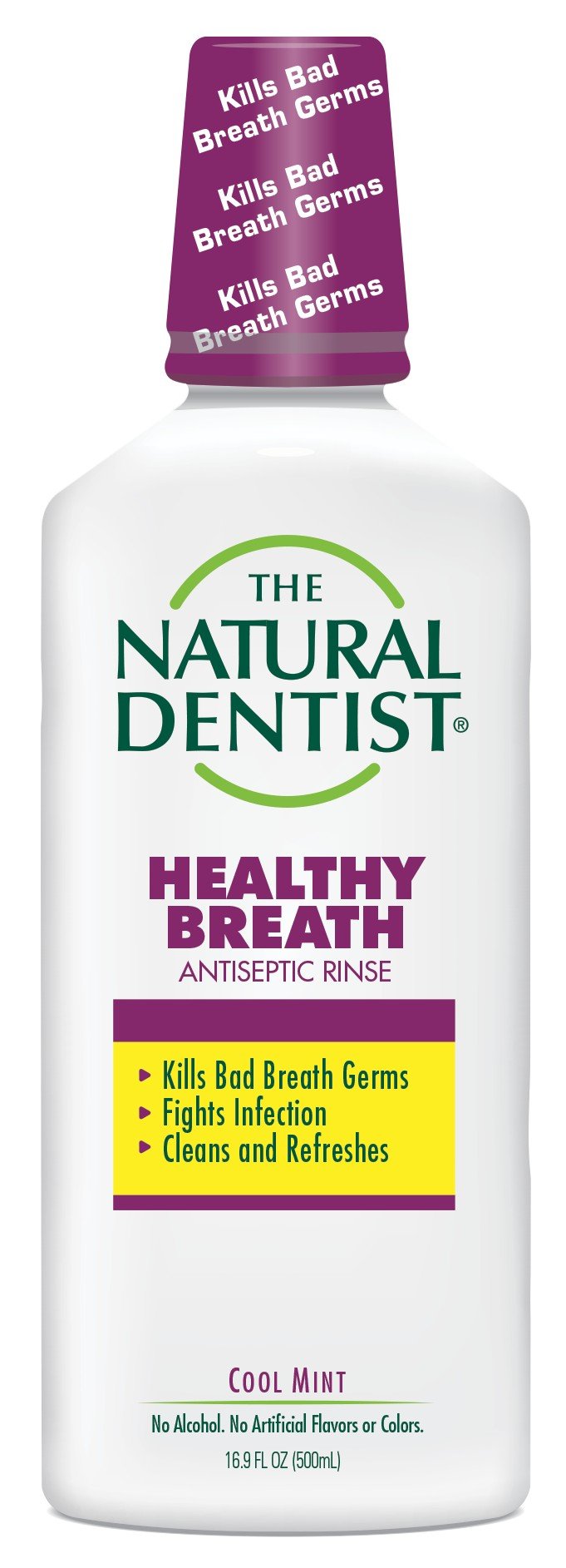 Natural Dentist Natural Antiseptic Mouth Rinse Cool Mint 16.9 oz Liquid