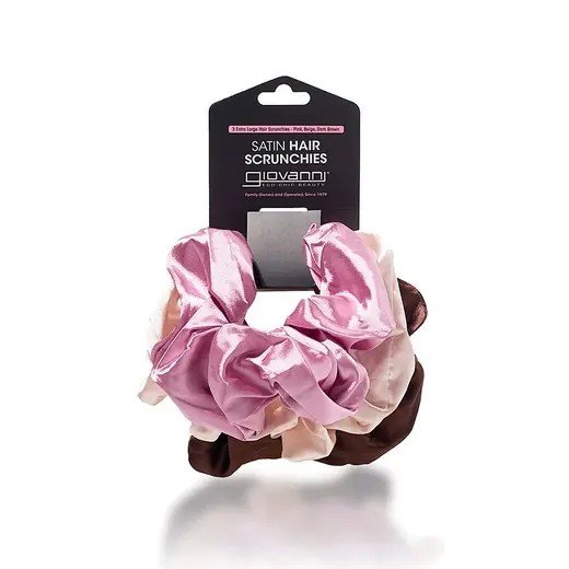 Giovanni Satin Extra Large Hair Scrunchies 3 pack 1 Pack