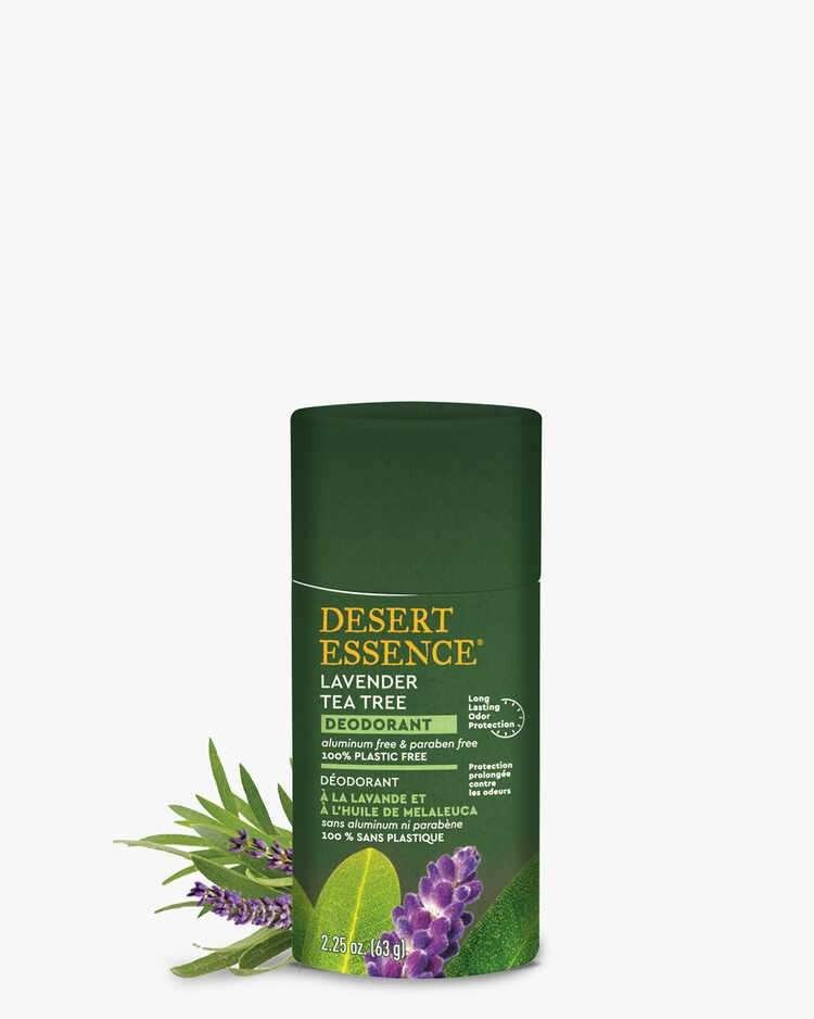 Desert Essence Lavender Tea Tree Deodorant 2.25 oz Stick