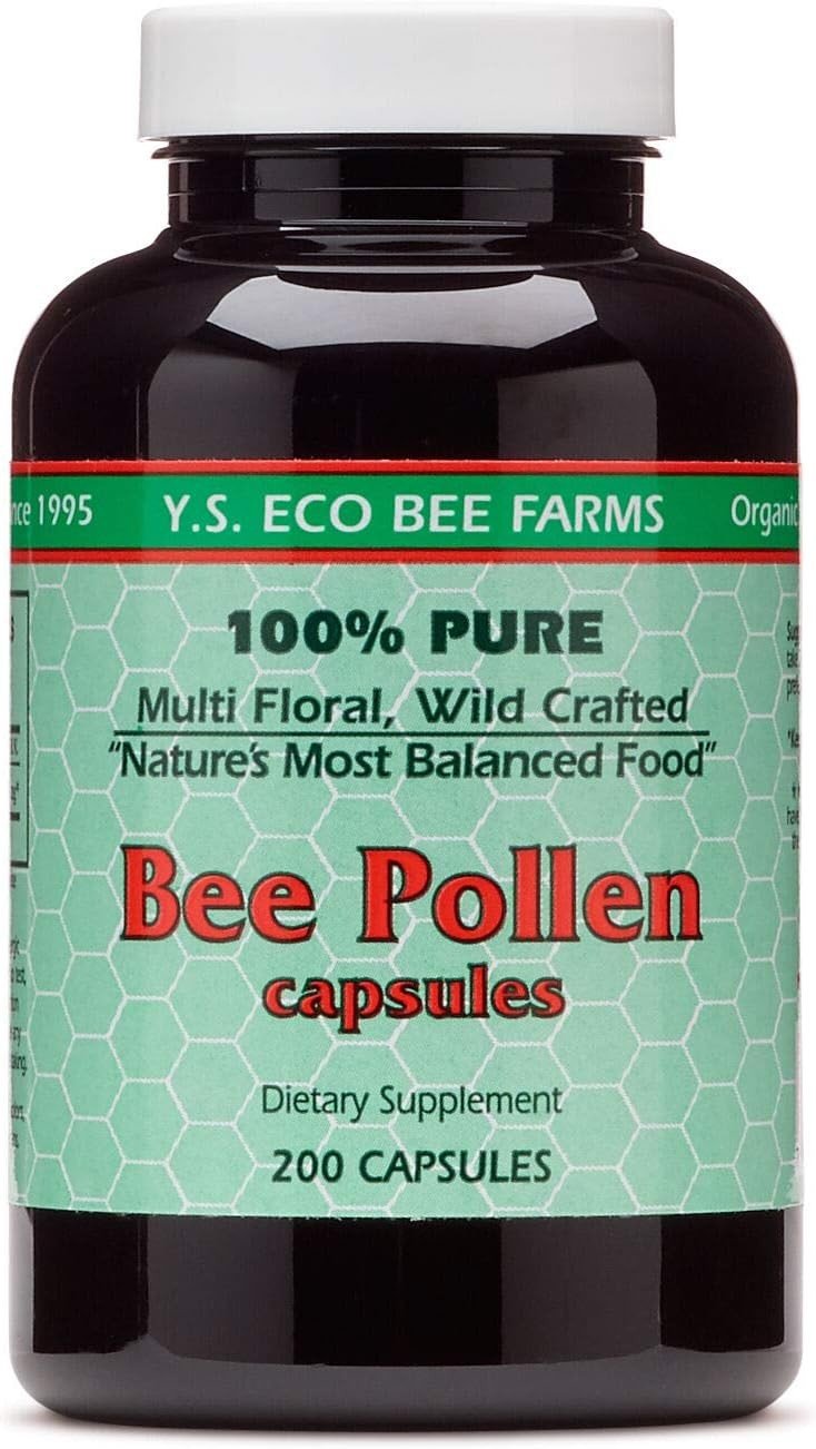 YS Eco Bee Farms Bee Pollen 1000mg 200 Capsule