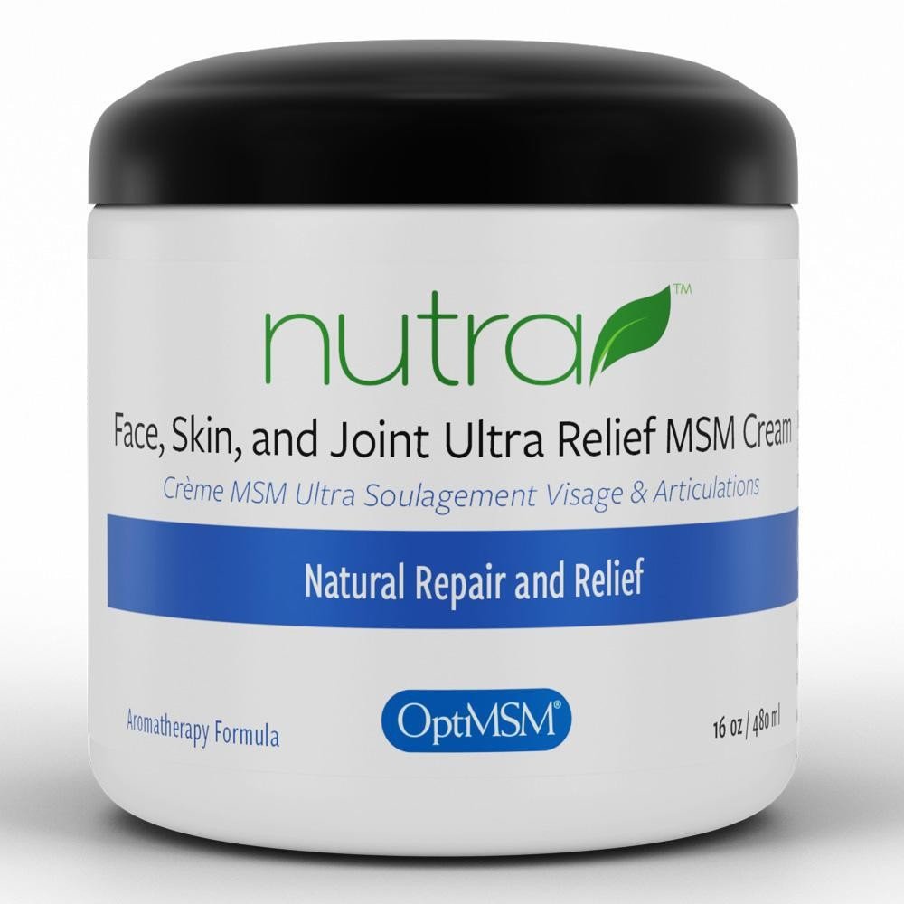 Nutra Health Face, Skin & Joint Ultra Relief Cream 16 oz Cream