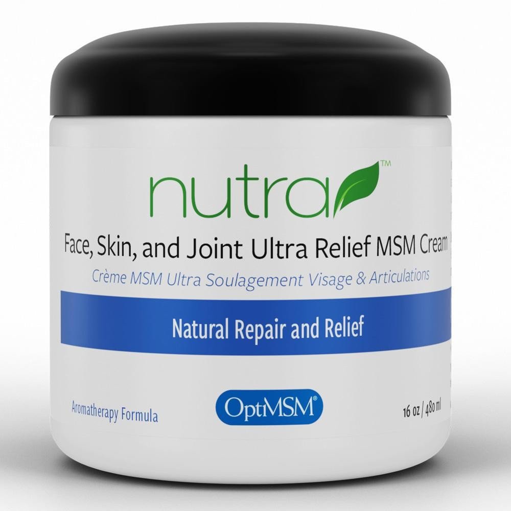 Nutra Health Face, Skin &amp; Joint Ultra Relief Cream 16 oz Cream