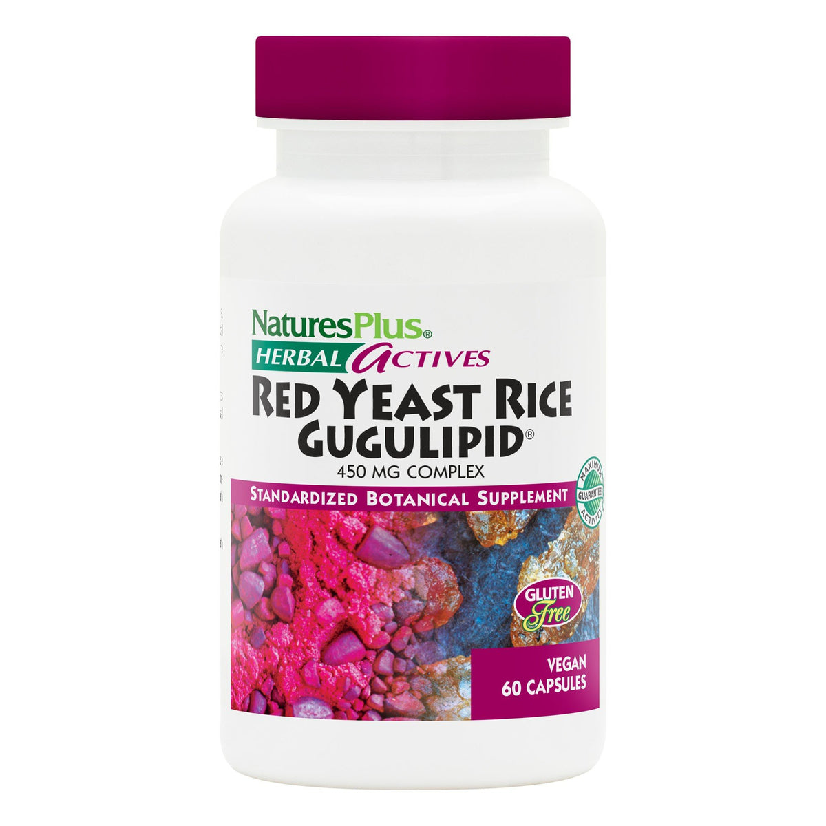 Nature&#39;s Plus Herbal Actives Red Yeast Rice Gugulipid 60 Capsule