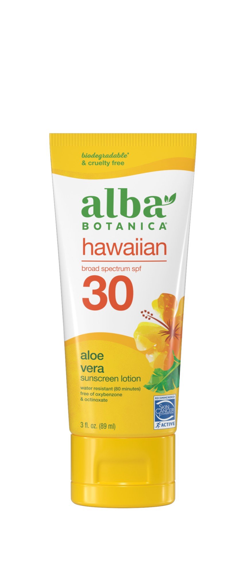 Alba Botanica Hawaiian Aloe Vera SPF 30 4 oz Cream