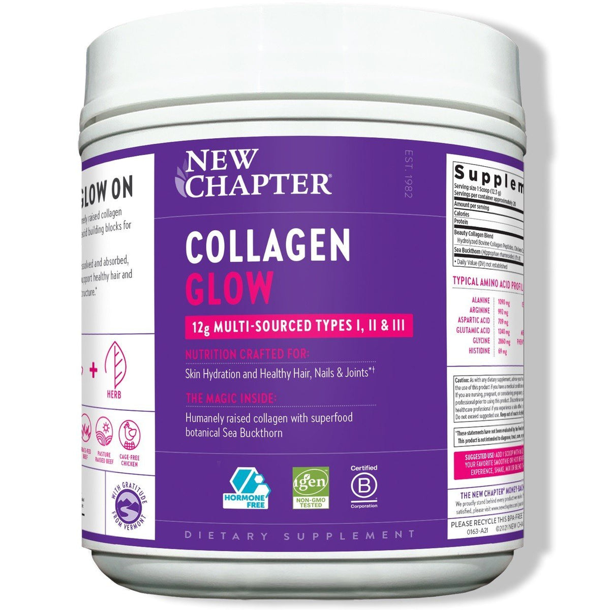 New Chapter Collagen Glow Powder 345gm Powder