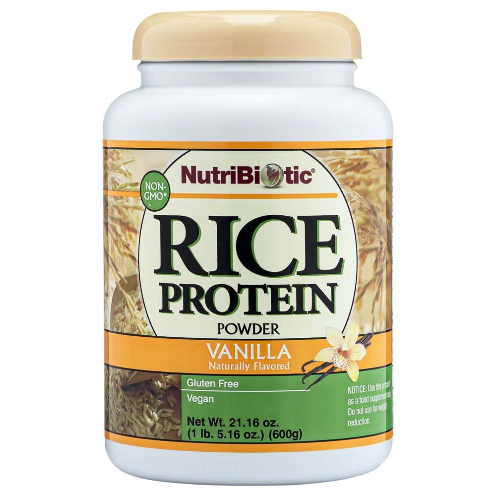 Nutribiotic Rice Protein, Vanilla 21 oz Powder