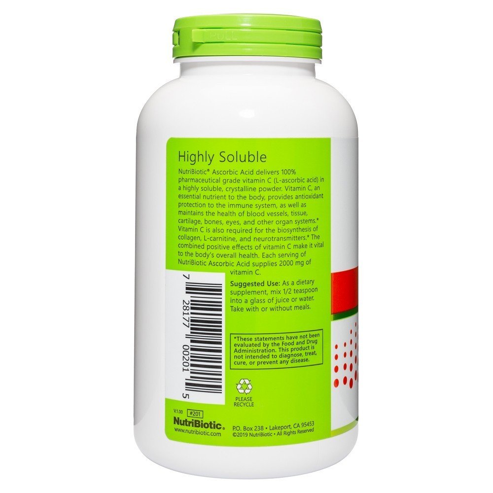 Nutribiotic Ascorbic Acid Powder 16 oz Powder