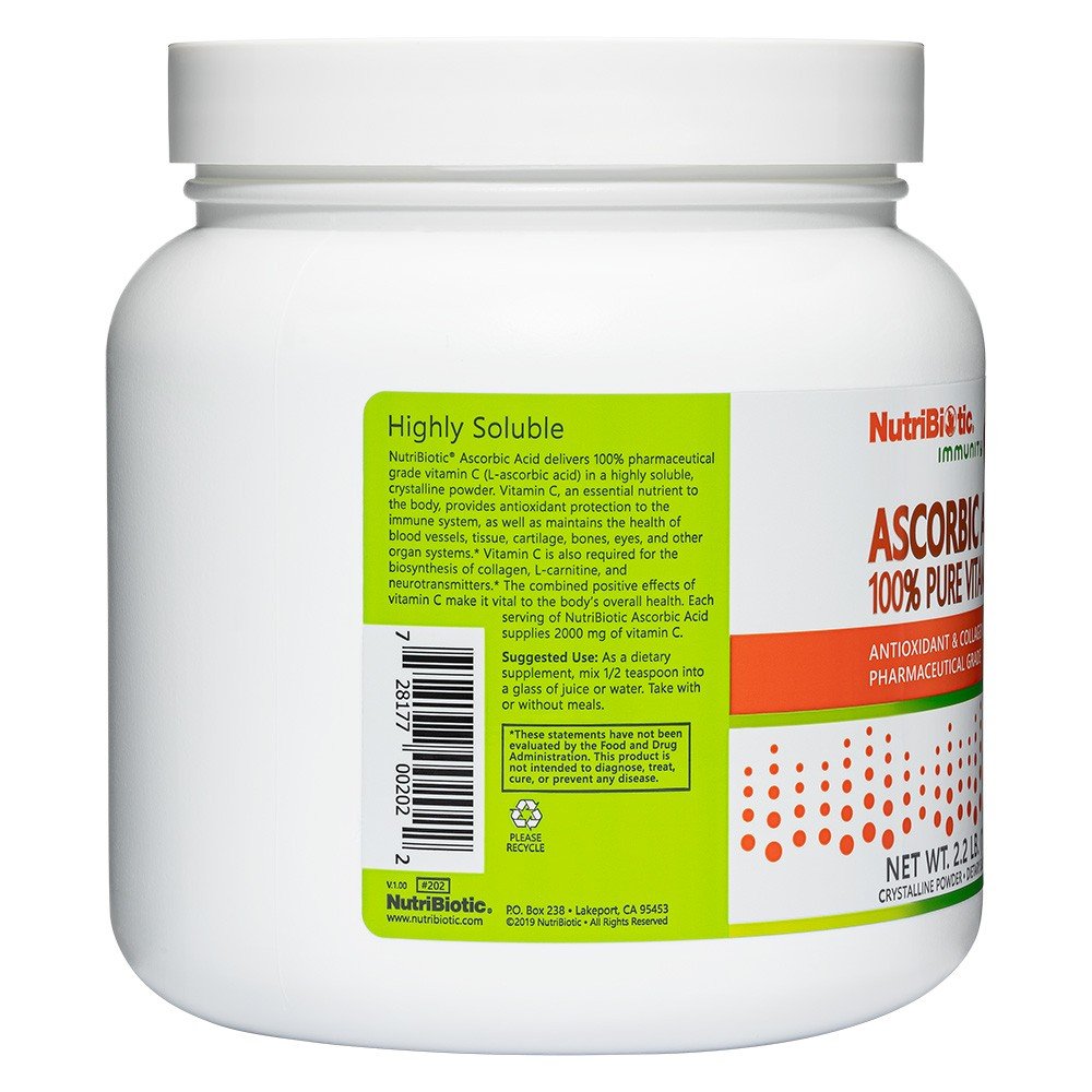 Nutribiotic Ascorbic Acid Powder 2.2 lbs Powder