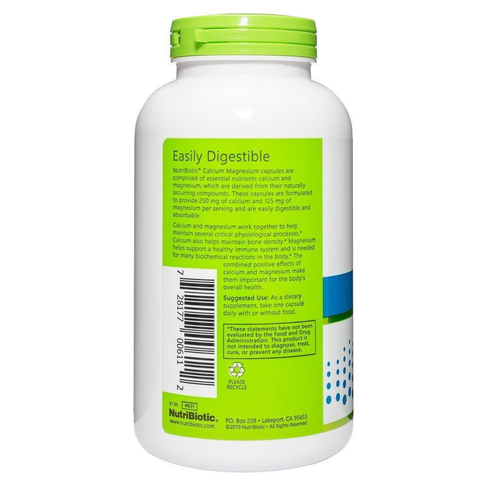 Nutribiotic Calcium Magnesium 250 Capsule