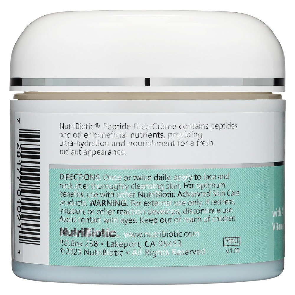 Nutribiotic Peptide Face Creme 2 oz Creme