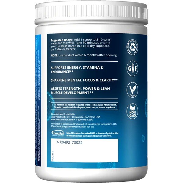 MRM (Metabolic Response Modifiers) Driven Pre-Workout Boost -Mixed Berries 350g Powder