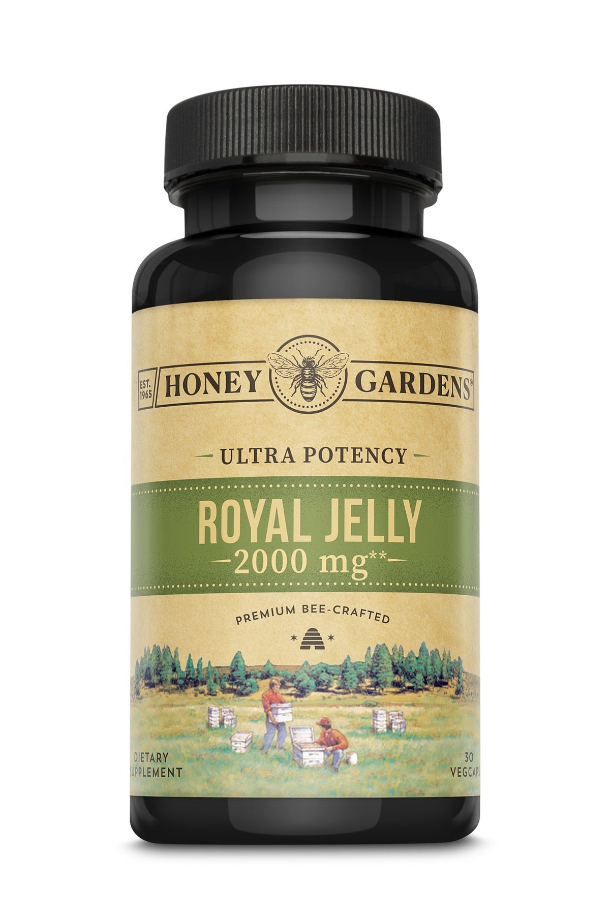 Honey Gardens Royal Jelly 2000mg 30 Capsule