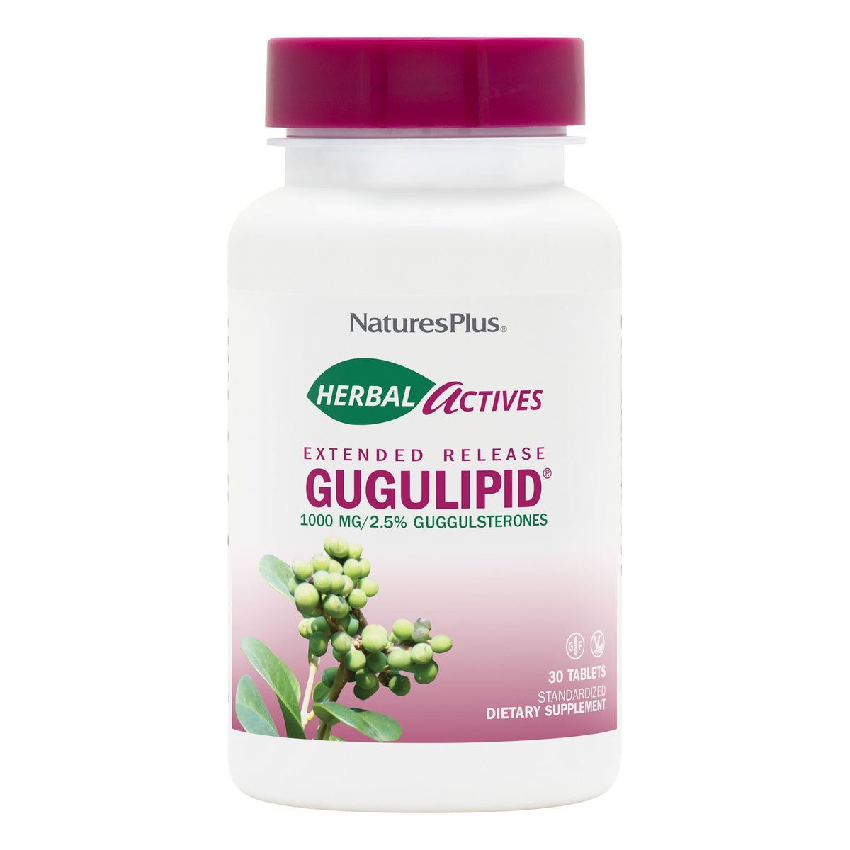 Nature's Plus Gugulipid 1000 mg Extended Release Tablets 30 Sustained Release Tablet