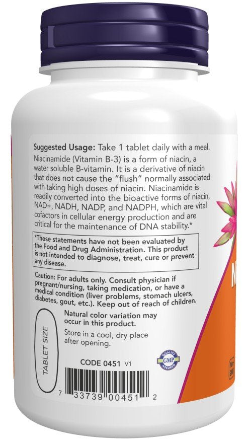 Now Foods Niacinamide 1000 mg 90 Tablet