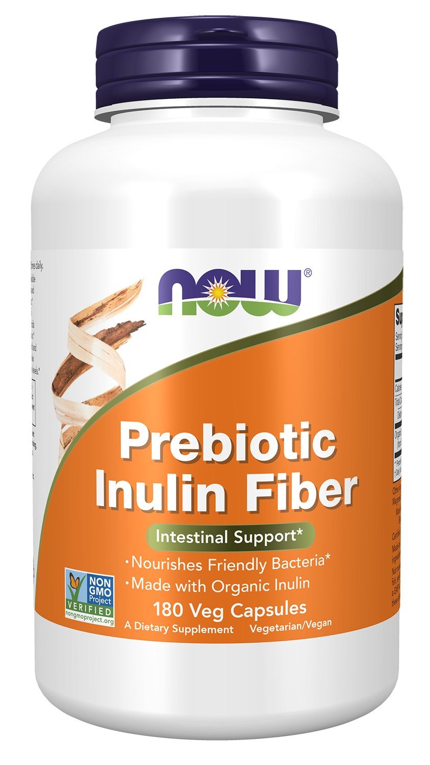 Now Foods Prebiotic Inulin Fiber 180 VegCap