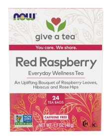 Now Foods Red Raspberry Tea 24 Bag