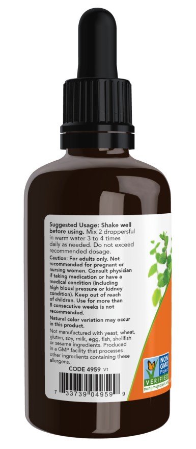 Now Foods Organic Licorice Root Liquid Glycerite 2 fl oz Liquid