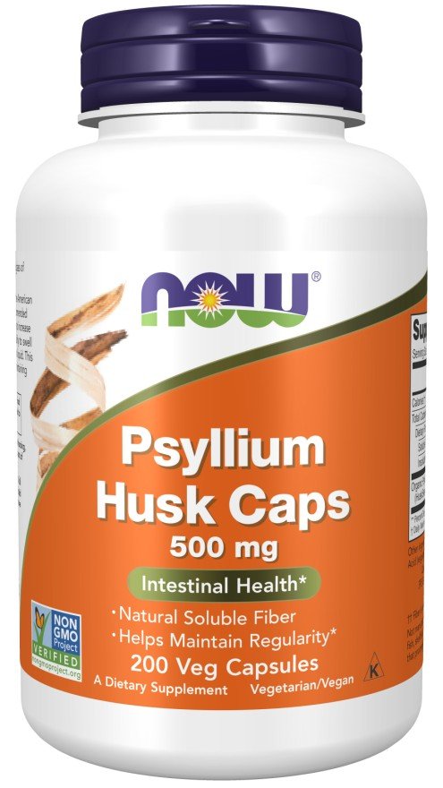 Now Foods Psyllium Husk 500mg 200 Capsule