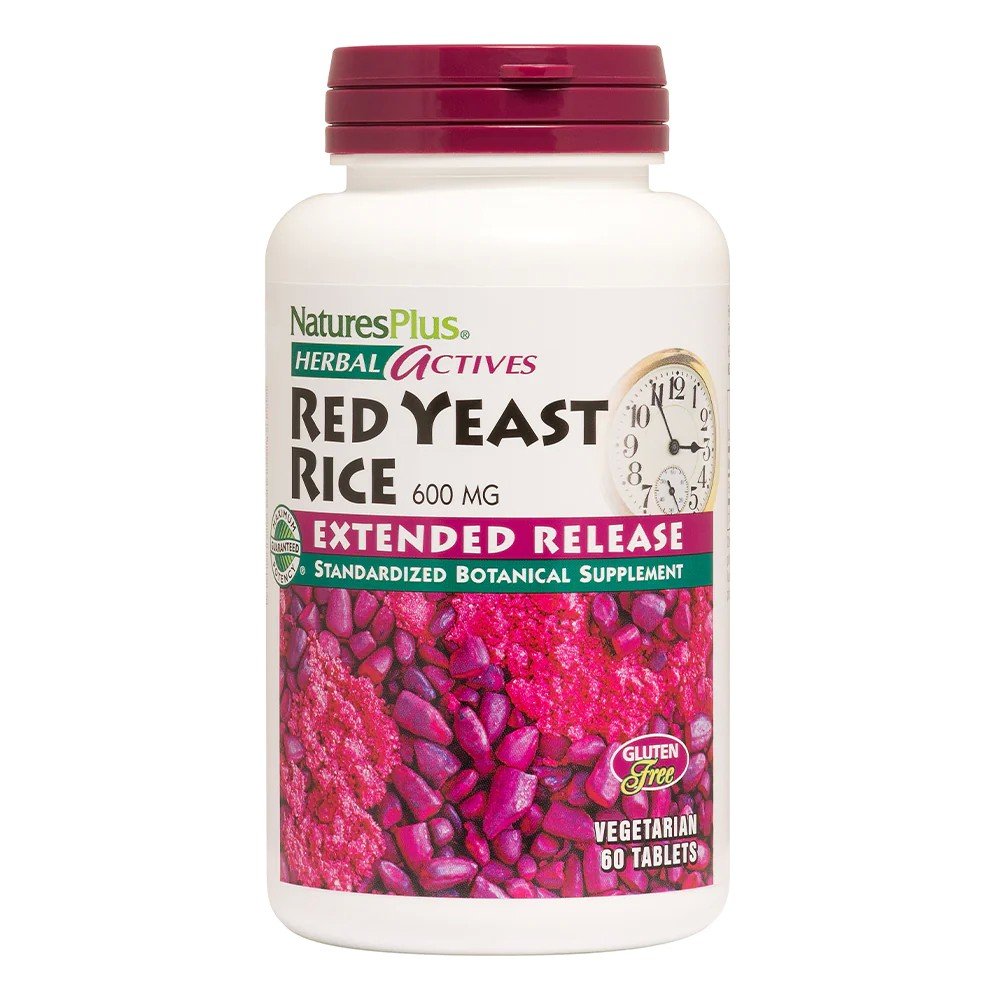 Nature&#39;s Plus Herbal Actives Extended Release Red Yeast Rice 60 Tablet