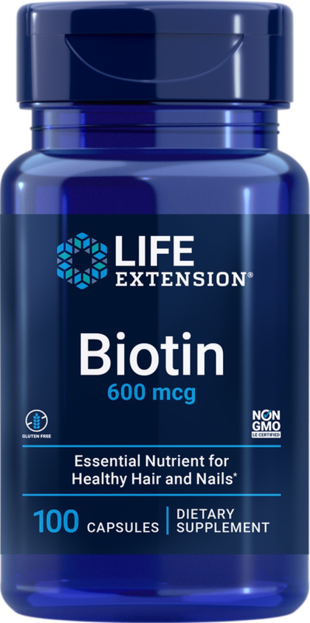 Life Extension Biotin 600 mcg 100 Capsule