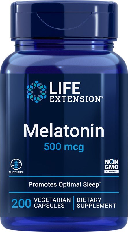 Life Extension Melatonin 500mcg 200 VegCap